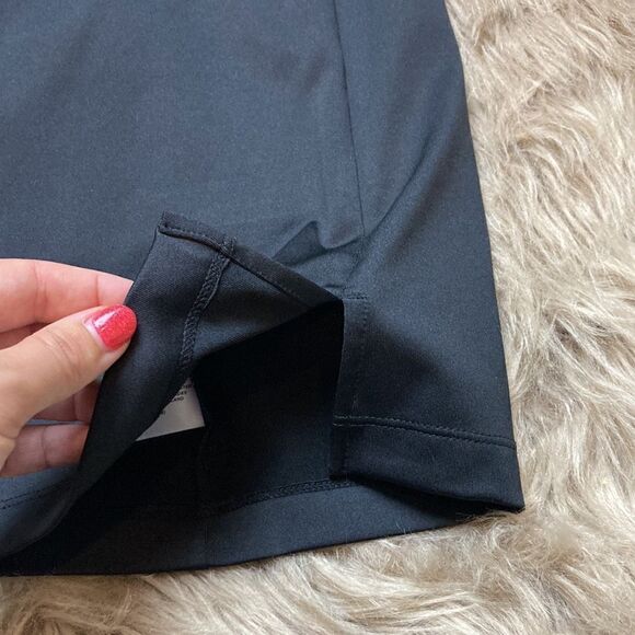 Lady Hagen Core Swing Knit Skort- Golf Active Tennis Skirt in Black - Picture 6 of 12